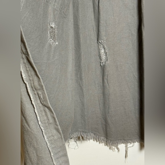 Distressed Gray Women's Jacket - Picture 9 of 11